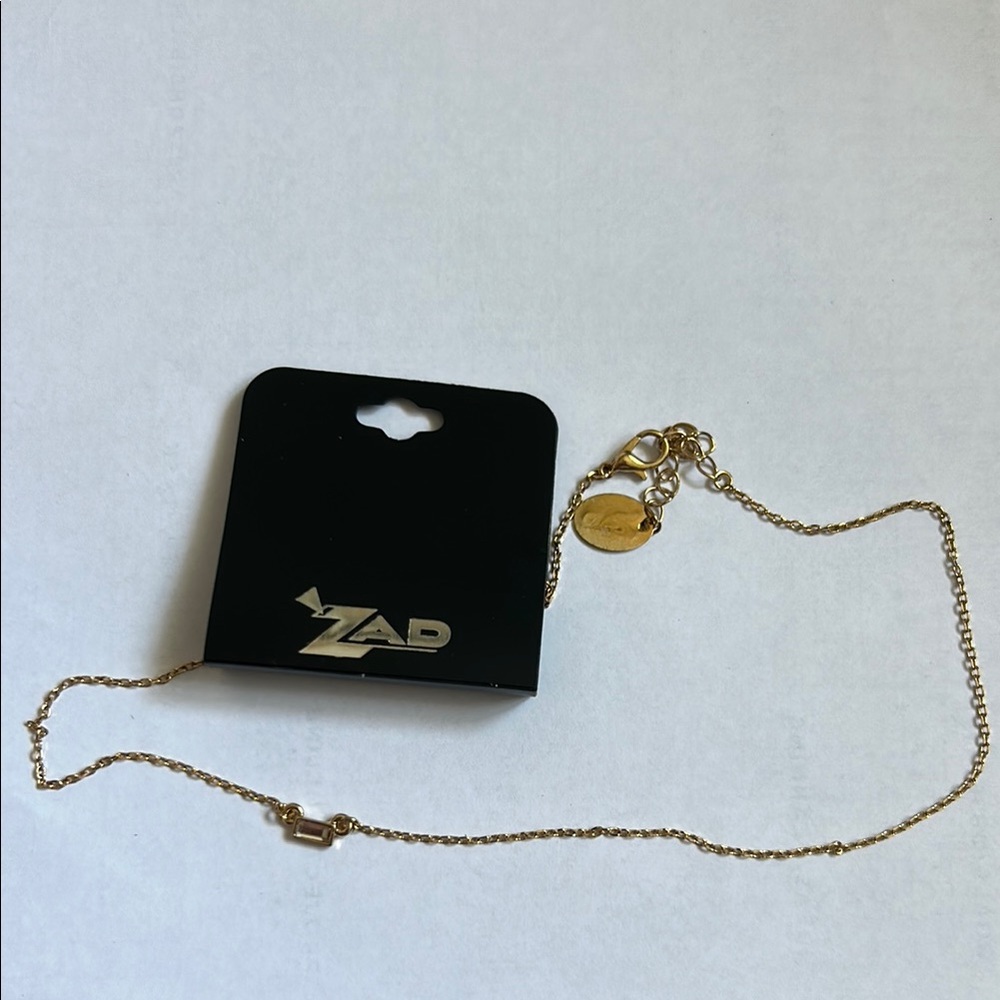 ZAD Gold and Silver Accent Necklace